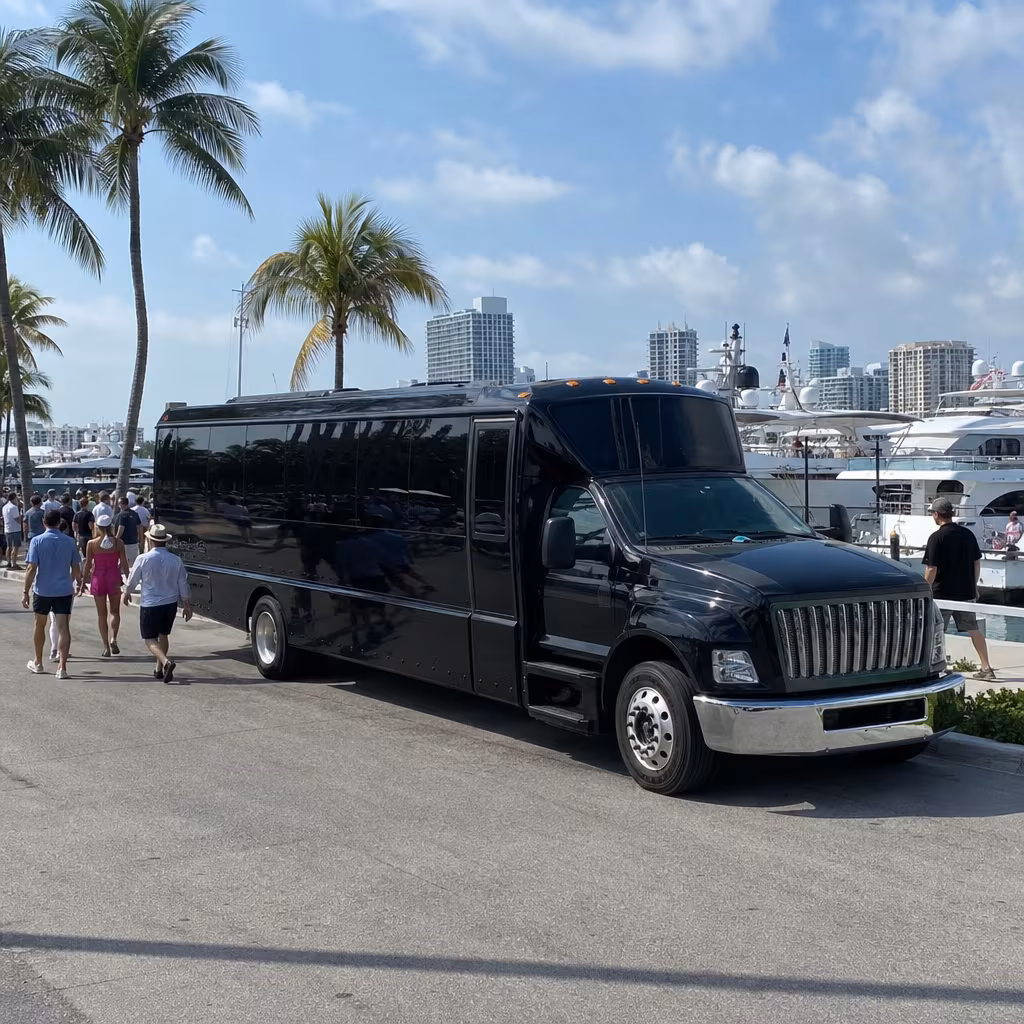 Rent a Bus to the Fort Lauderdale International Boat Show
