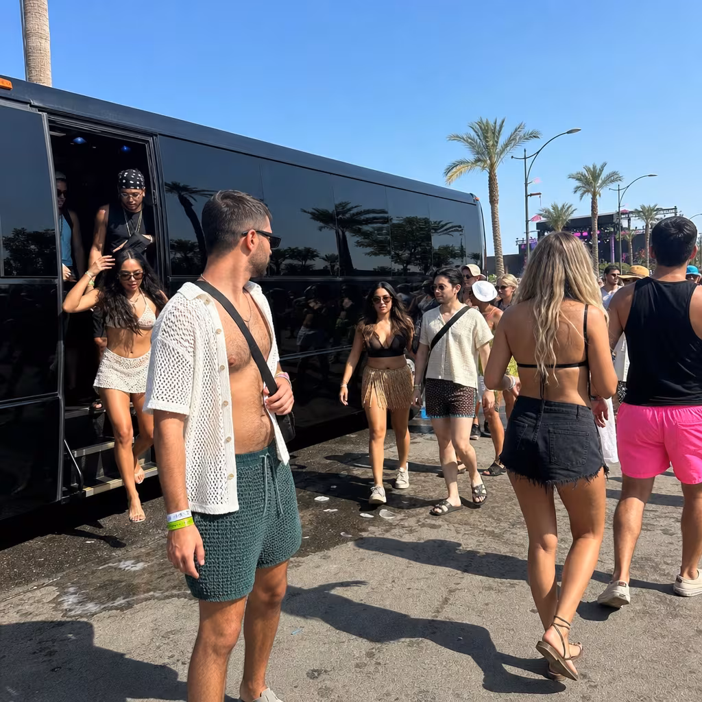 Rent a Bus to Tortuga Music Festival