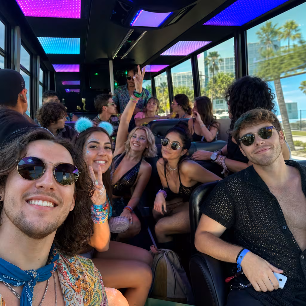 Rent a Bus to Tortuga Music Festival