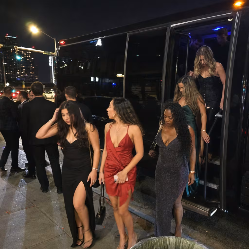 Boynton Beach Bachelor & Bachelorette Transportation onboard seating