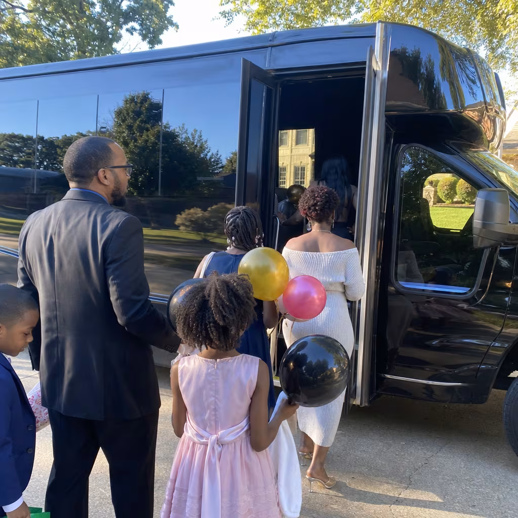 Boynton Beach Birthday Transportation onboard seating