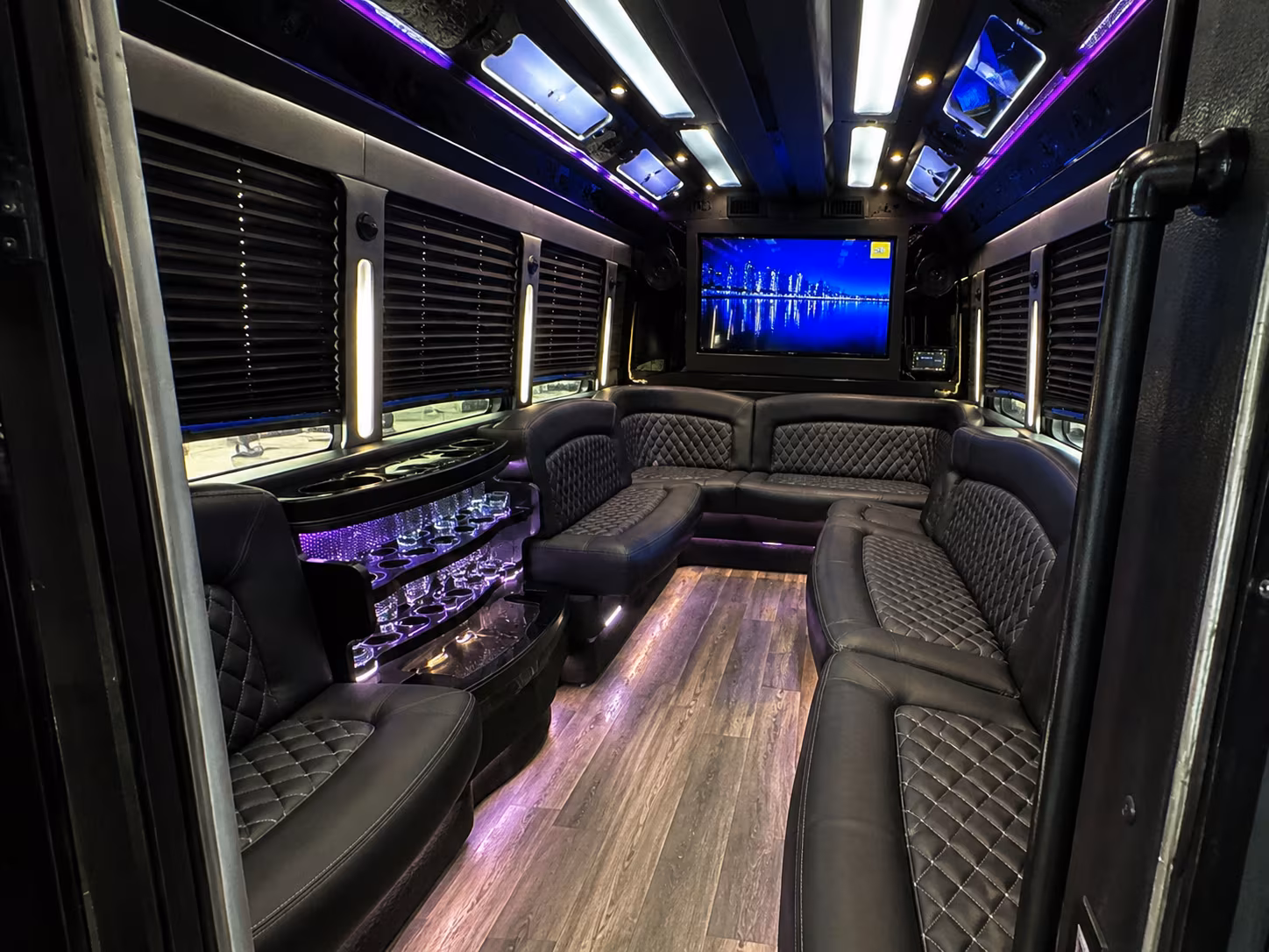 Boynton Beach Bachelor & Bachelorette Transportation party bus exterior