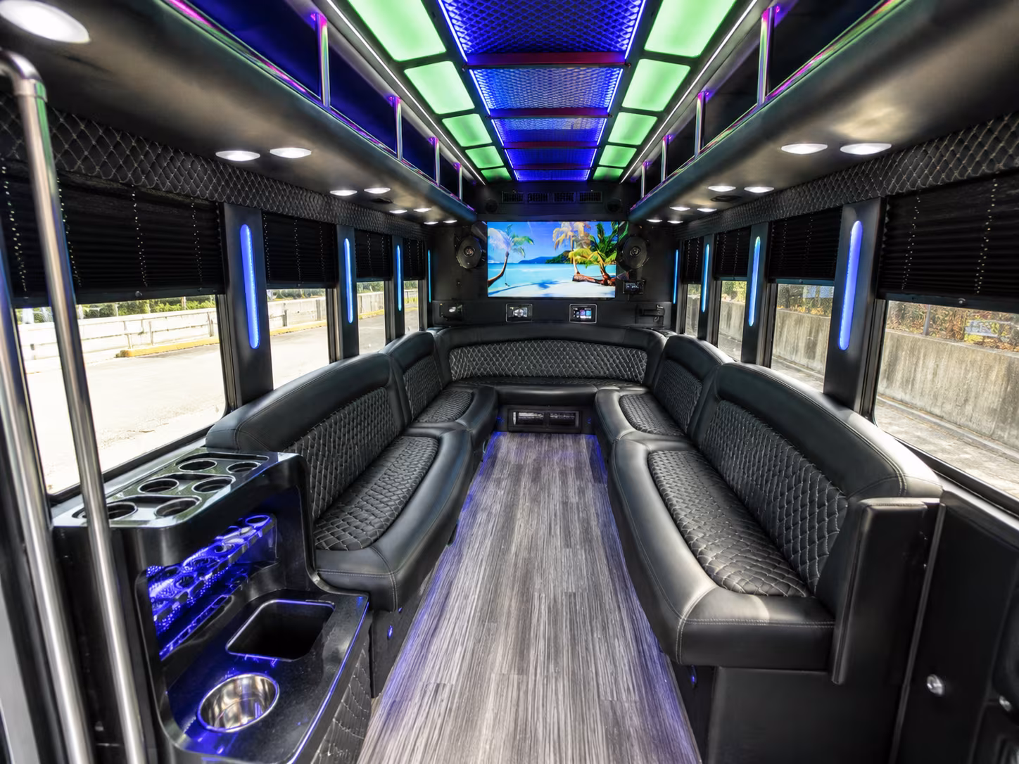Boynton Beach Concert & Music Festival Transportation party bus exterior