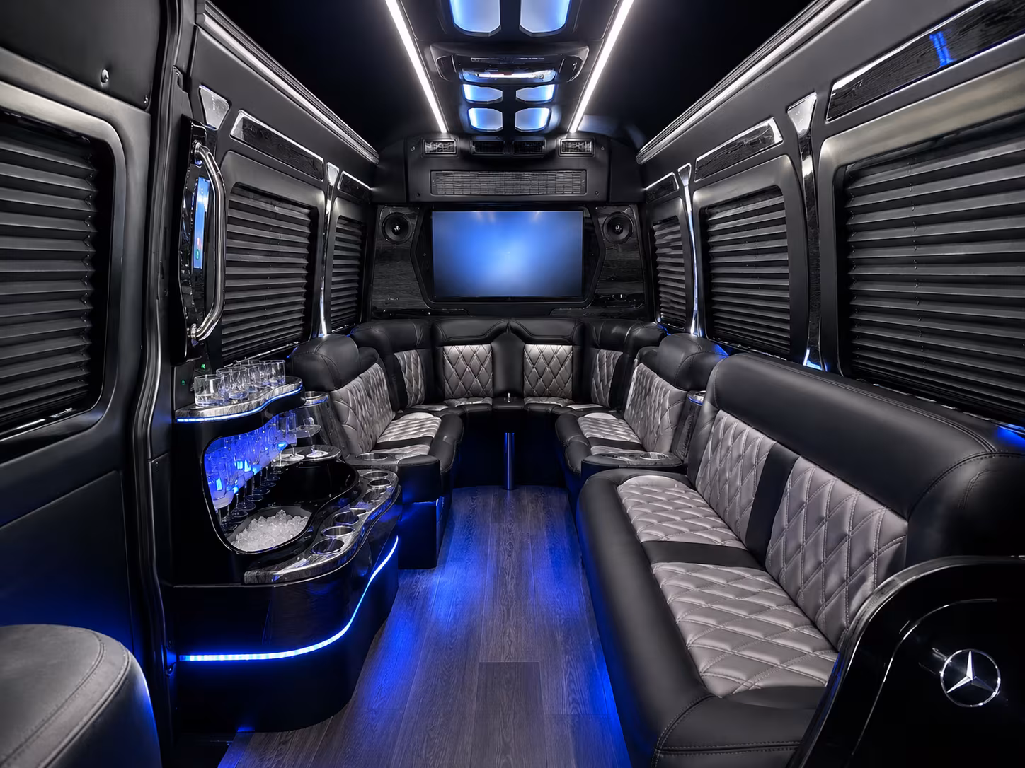 Boynton Beach Corporate Transportation onboard seating