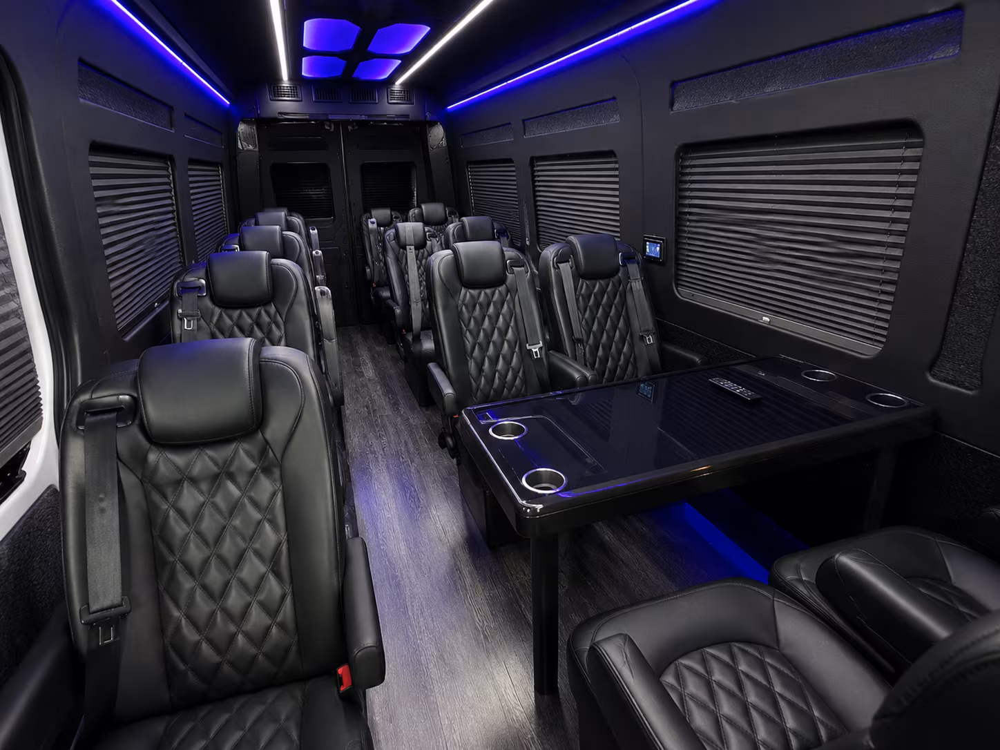 Boynton Beach Corporate Transportation party bus interior
