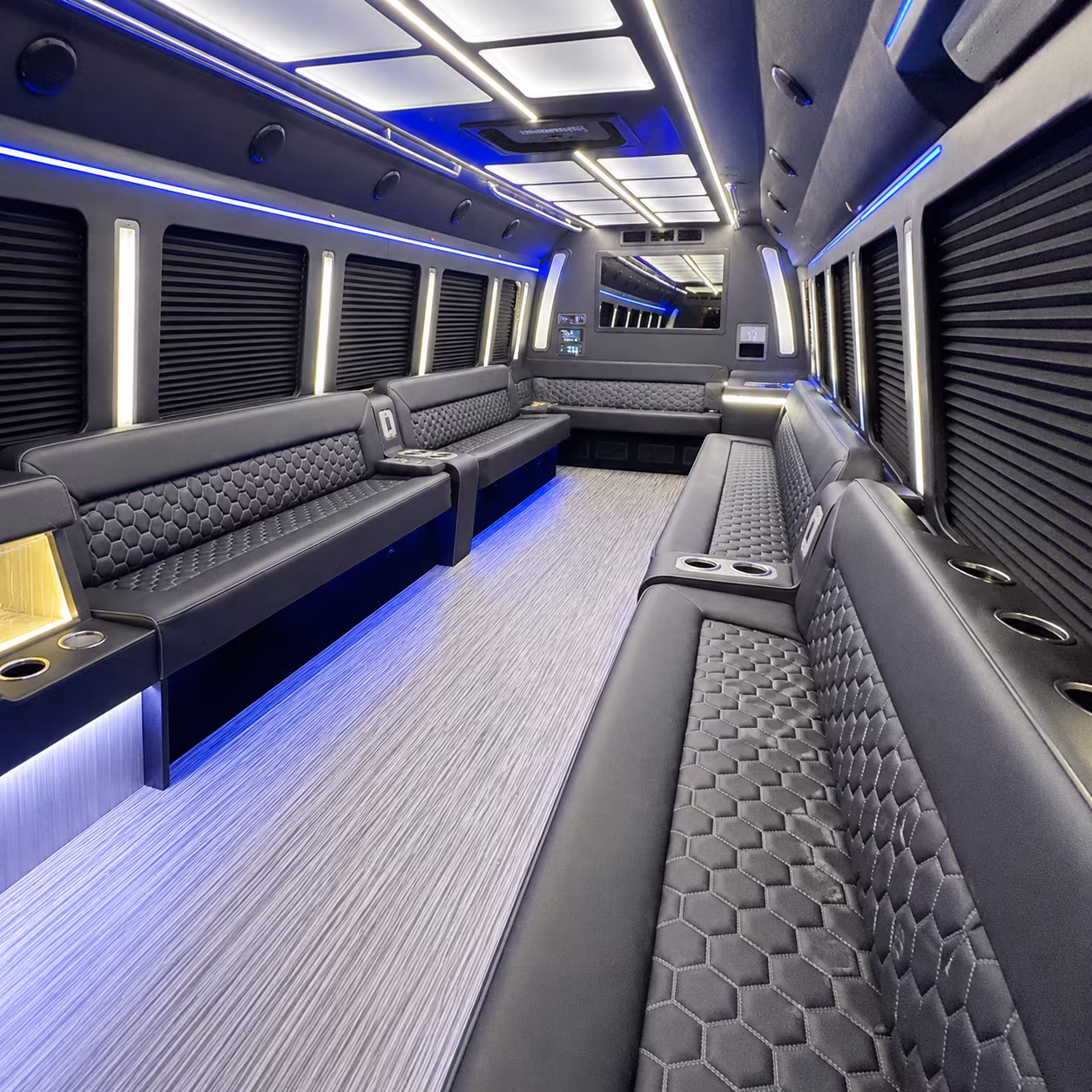 Boynton Beach Private Event Transportation party bus exterior