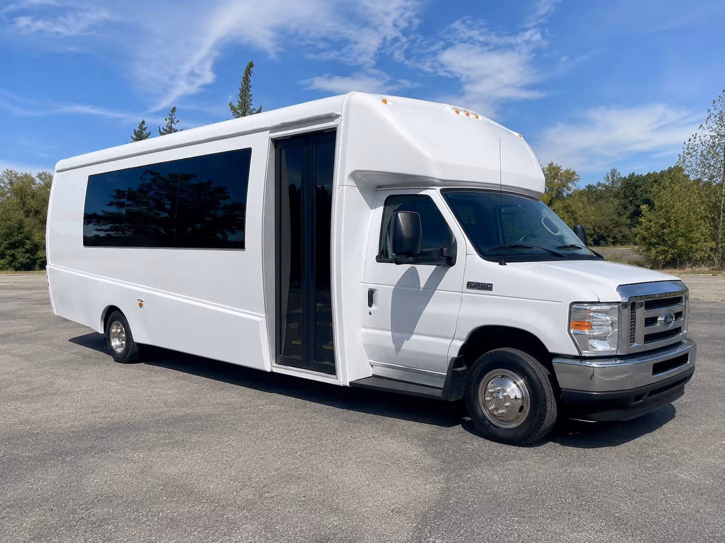 Boynton Beach Prom & Homecoming Transportation party bus exterior