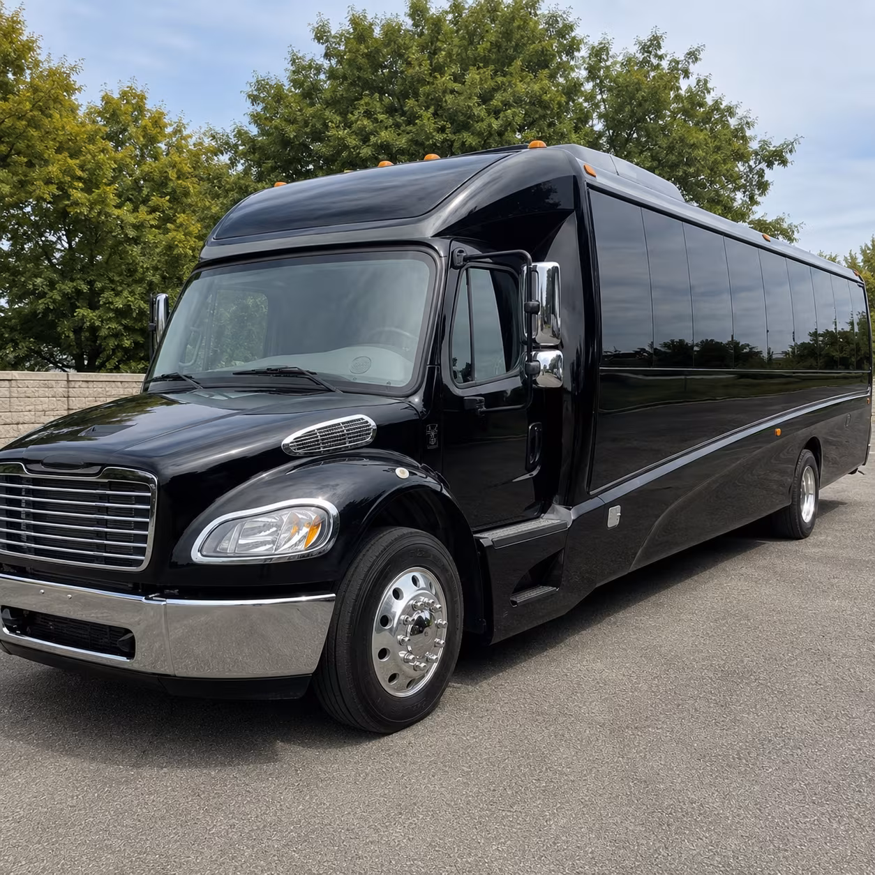 Boynton Beach School Event Transportation party bus exterior