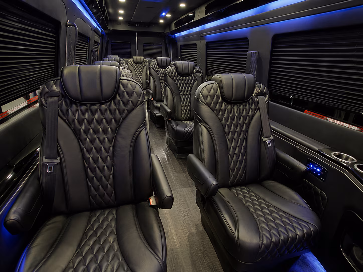 Boynton Beach School Event Transportation party bus exterior