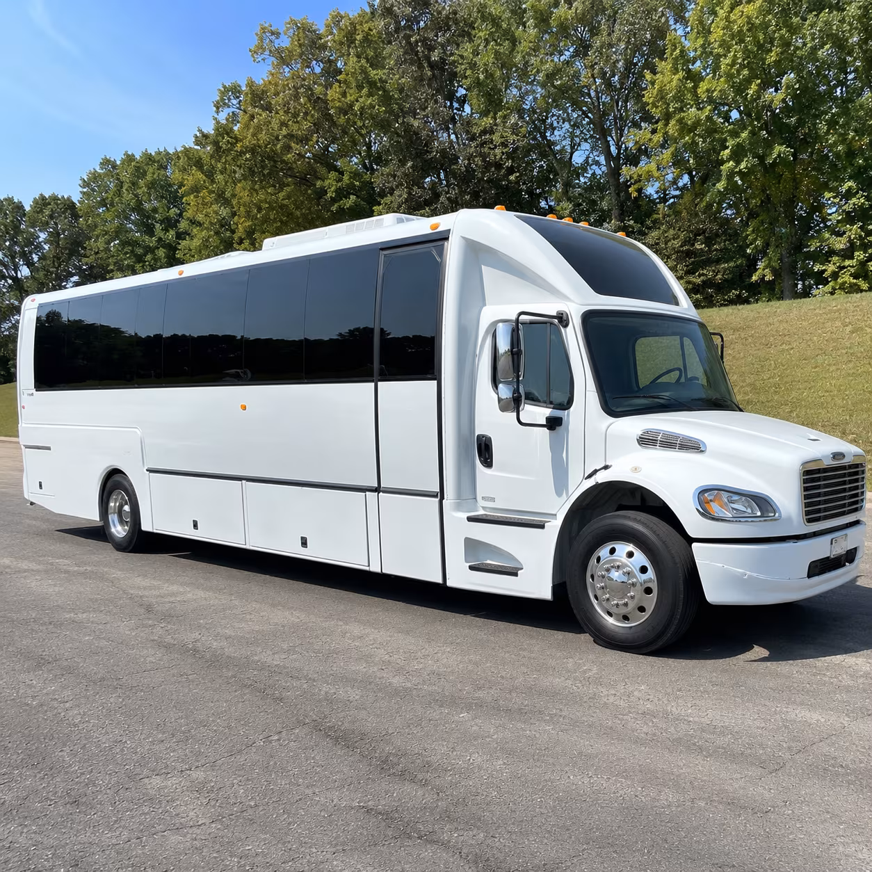 Boynton Beach Sporting Event Transportation party bus exterior