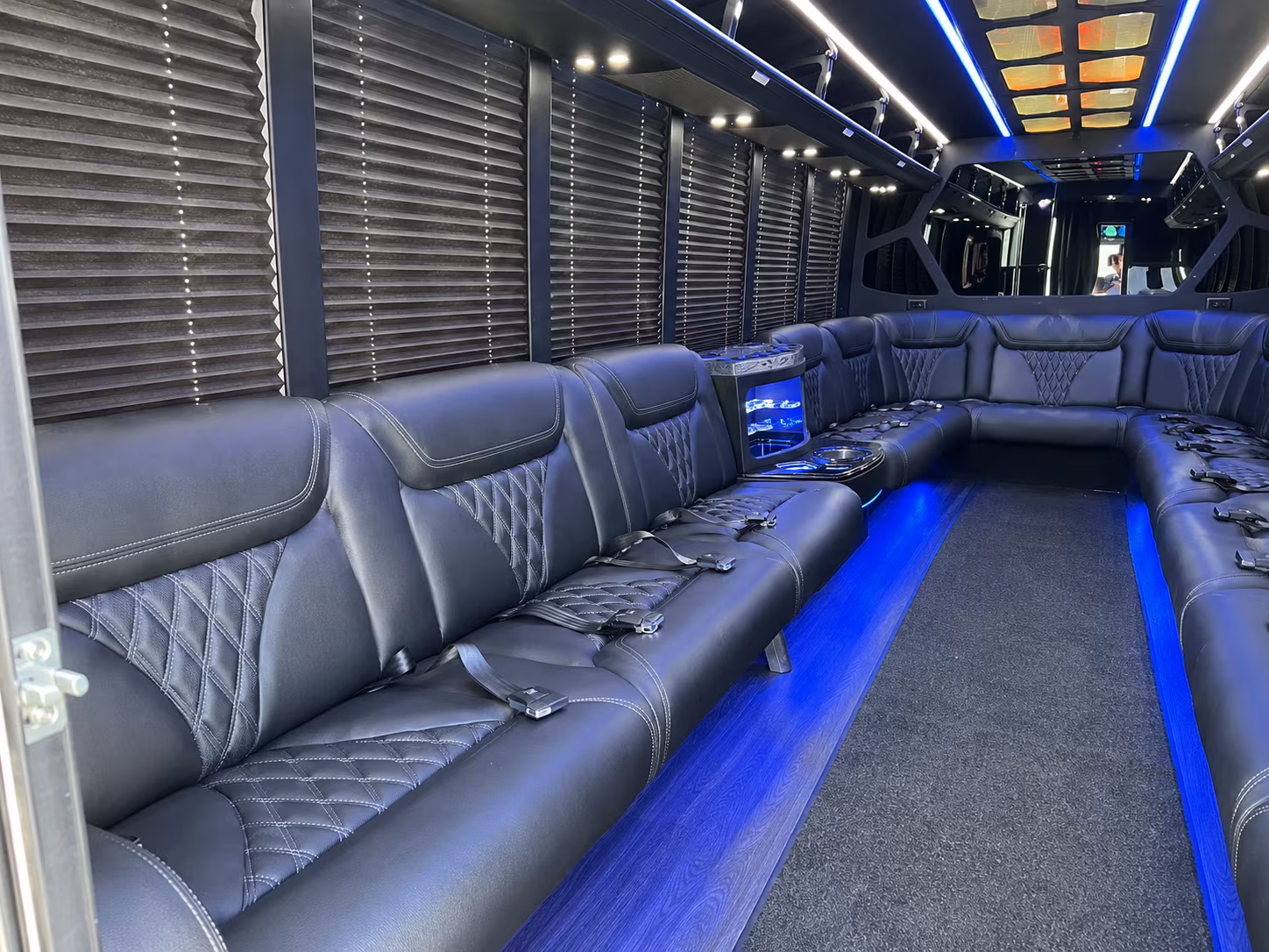 Boynton Beach Wedding Transportation party bus exterior
