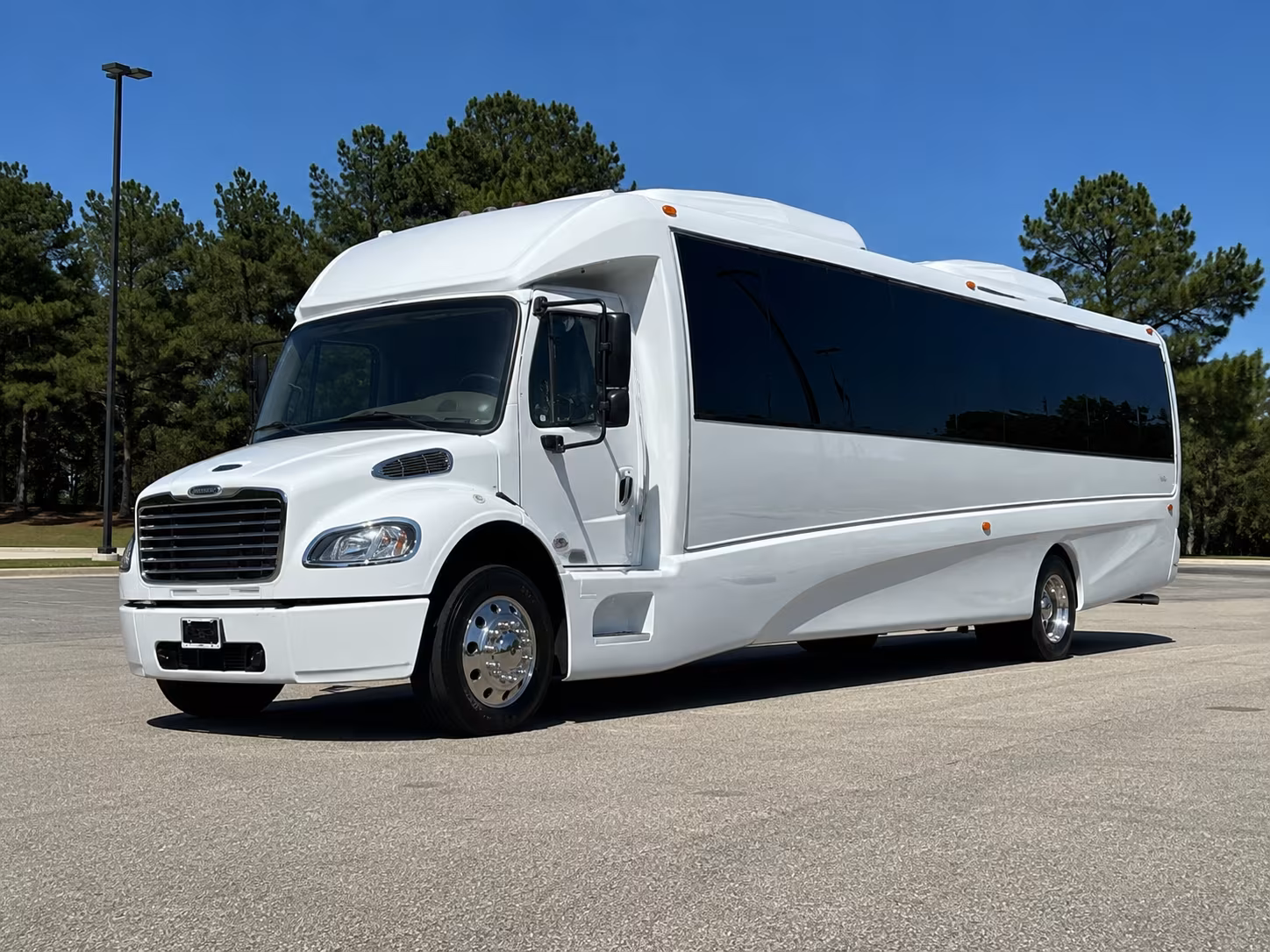 Boynton Beach Wedding Transportation party bus exterior