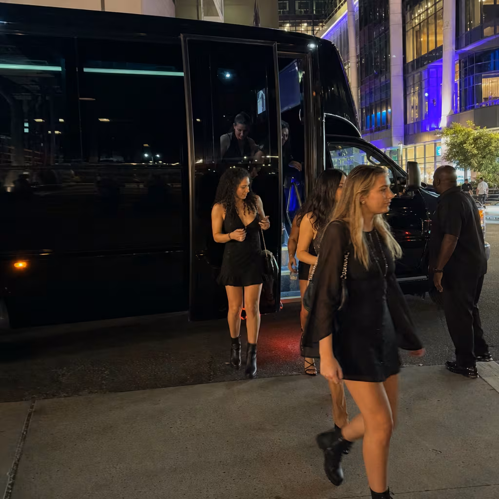 Boynton Beach Concert Transportation onboard seating