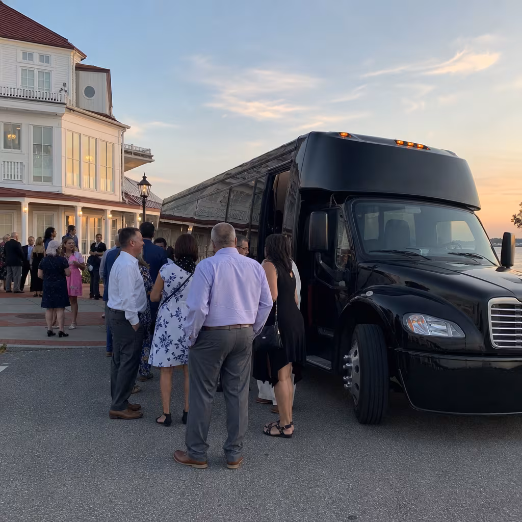 Boynton Beach Private Event Transportation onboard seating