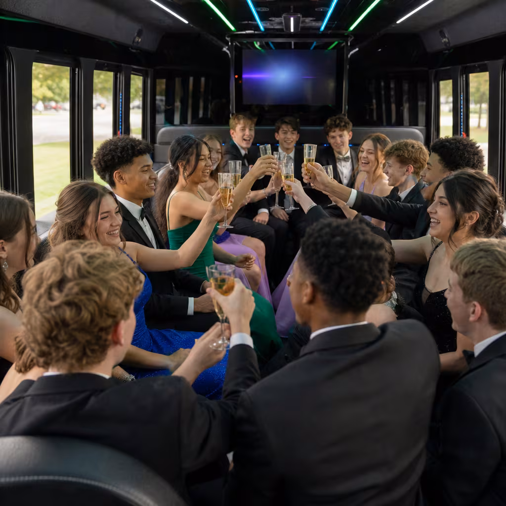 Boynton Beach Prom & Homecoming Transportation fleet vehicle