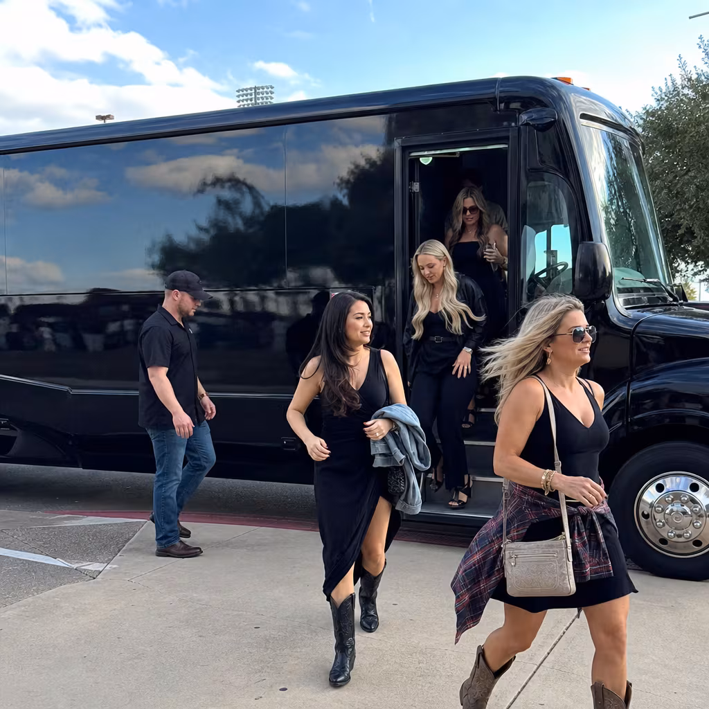 Boynton Beach Sporting Event Transportation onboard seating
