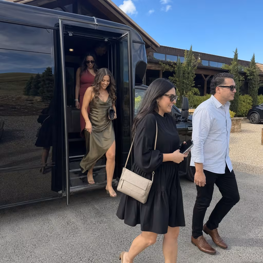 Boynton Beach Winery & Brewery Tour Transportation onboard seating